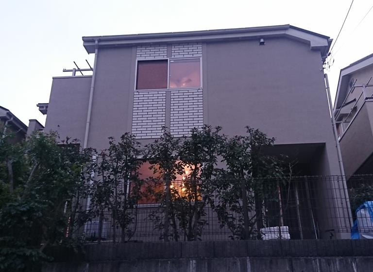 温水西戸建の外観