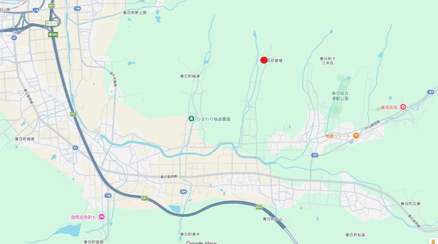 丹波市春日町鹿場の売地の土地図