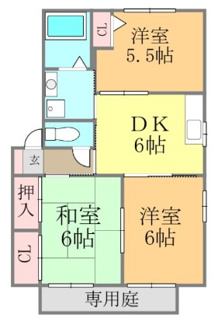 【間取り】 | ルミナス北久米Ⅰ
