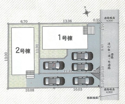 【区画図】 | 秦野市堀西　全２棟　新築住宅