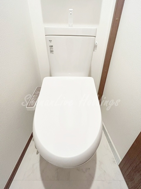 藤沢市辻堂２丁目のアパートのトイレ|清潔感のあるトイレです