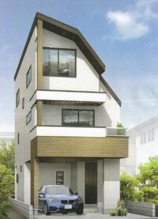 葛飾区堀切１丁目の戸建の外観パース|～外観パース～