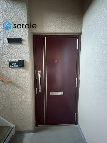 恒陽狭山マンション　中古マンション　2階の玄関|4/21　撮影