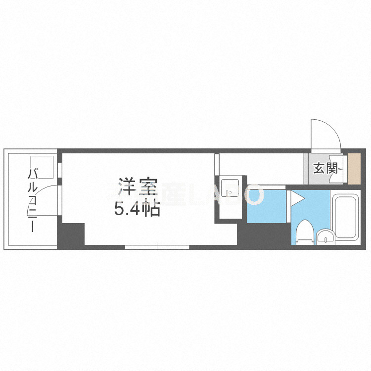 パークサイド上本町駅前の間取り