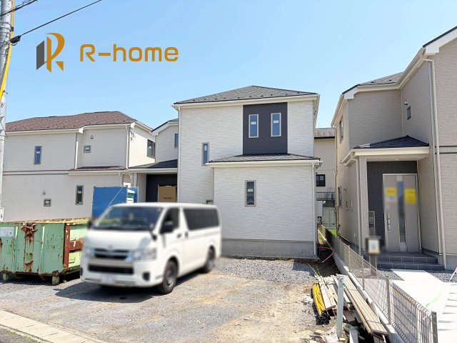 ひたちなか市足崎　新築戸建て　C号棟の外観|ご予約を頂ければ、『平日』はもちろん『早朝』や『夜間』もご見学可能です♪お気軽にお申し付けください♪