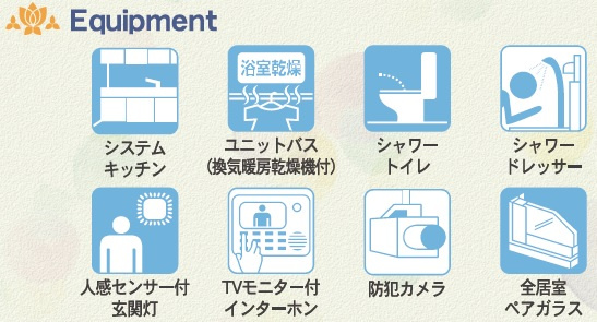 南城市玉城愛地　第1（全5棟）1・2・3・4号棟の設備|充実の設備♪