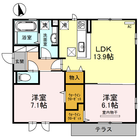 Pastoral　Court　Senriの間取り