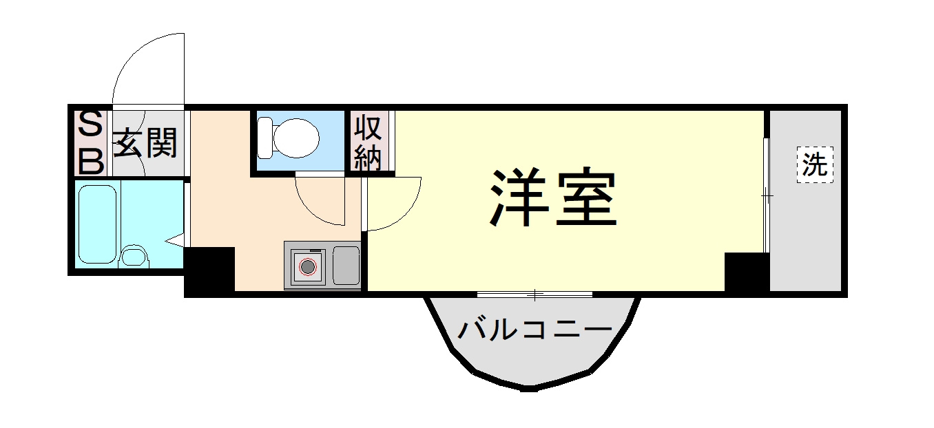レジデンス米倉の間取り
