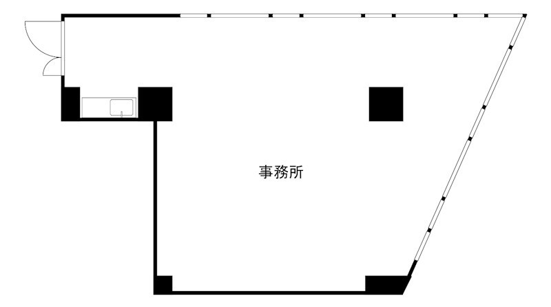 万年橋パークビルの間取り