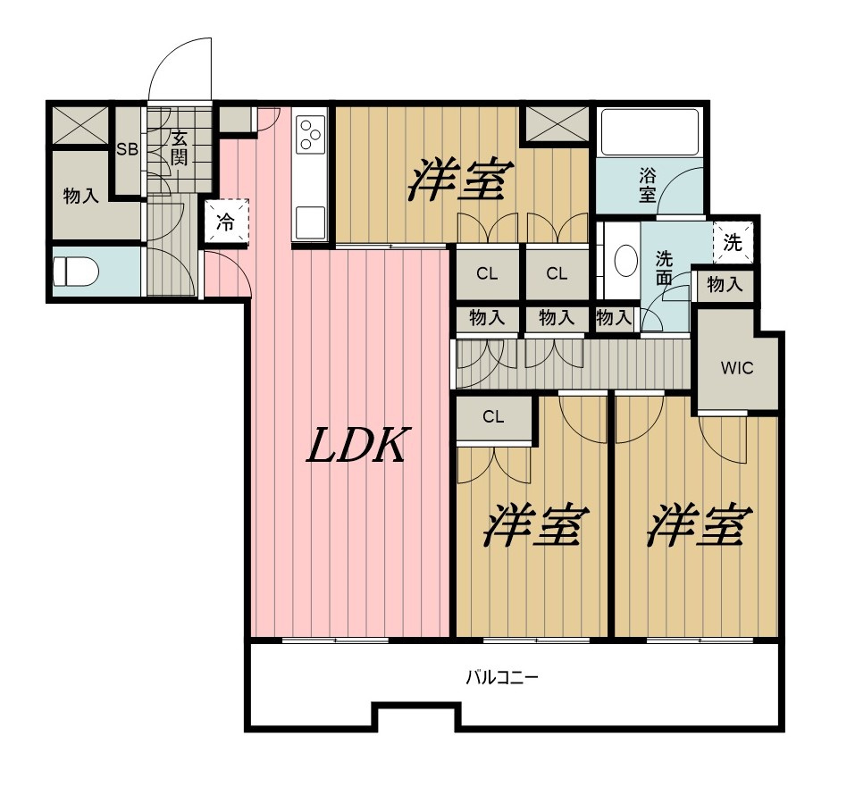 千葉セントラルタワーの間取り