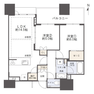 【間取り】 | シティタワー大阪本町 | 【間取り】