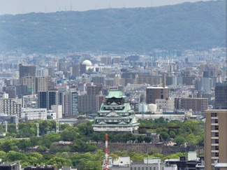 【展望】 | シティタワー大阪本町 | 【眺望】バルコニーから望む大阪城