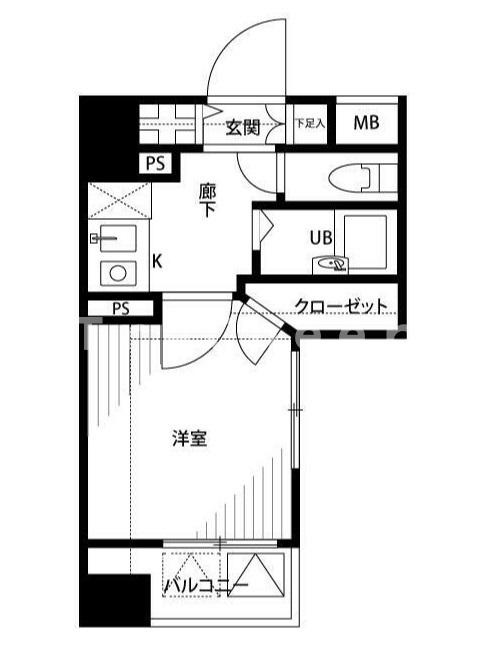 プレール文京WESTの間取り