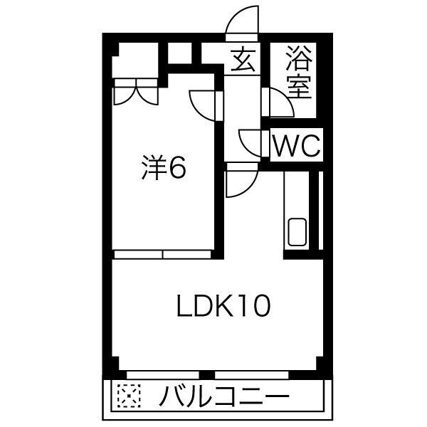 プロミネンス涼松の間取り