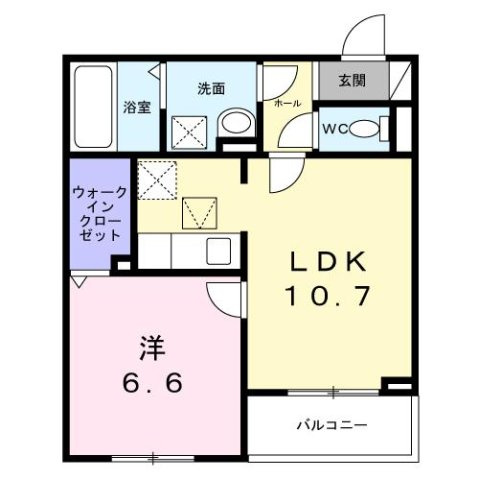 ヒカルサ明石土山の間取り