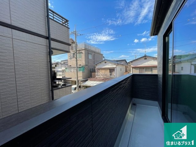 ★12(土)13(日)現地見学可能！★草津市上笠　限定1邸のバルコニー|日当たりのよいバルコニー！お部屋が開放的に！