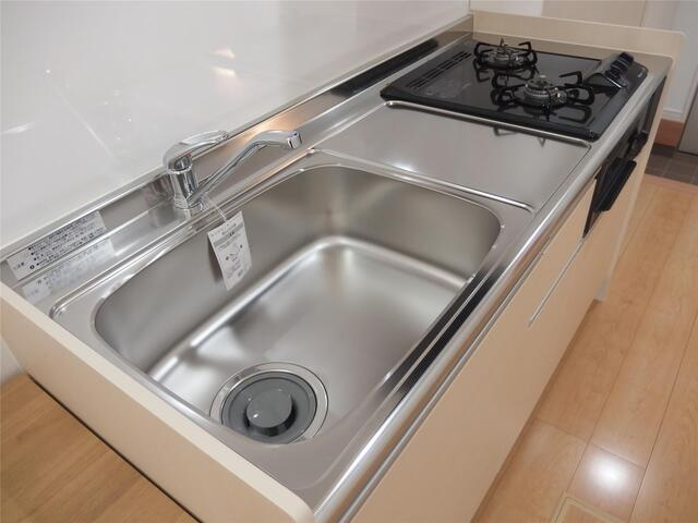 横浜市戸塚区上倉田町のアパートのキッチン|便利な2口コンロキッチン♪
