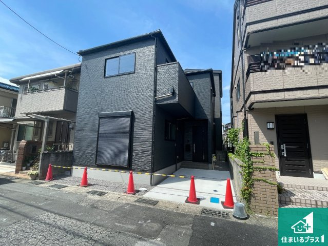 草津市上笠　第3期　新築一戸建ての外観|お客様に長く安心して住んでいだだける事にこだわった家づくり！住んでからのアフターサービスにもしっかりと取り組んでいます！