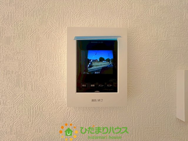 古河市中田第7　新築一戸建て　クレイドルガーデンのセキュリティ|来訪者の確認がしやすく、安心して暮らせる住まいですね！