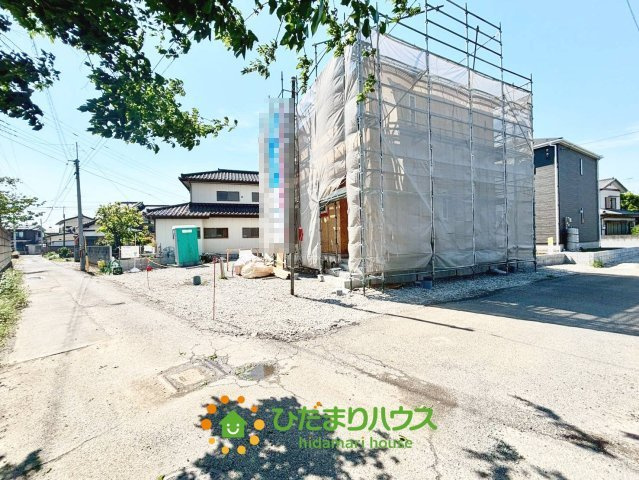 古河市中田第7　新築一戸建て　クレイドルガーデンの前面道路含む現地写真|2026/5/2　撮影