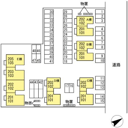 Horinouchi･パーク･フィールド　Ｂの区画図