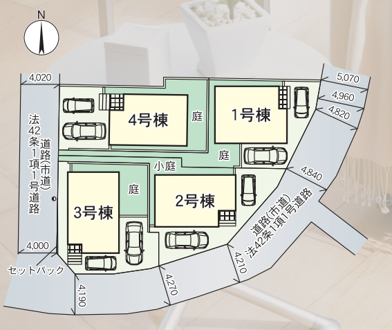 福岡市早良区有田第7の区画図