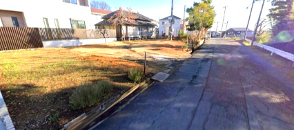 売地　野田市上花輪738-9の外観