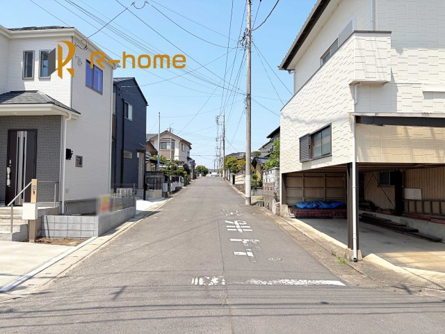 ひたちなか市東大島3丁目　新築戸建て　A号棟の前面道路含む現地写真|周辺環境も併せて案内致します♪
ぜひ現地へお越しください♪