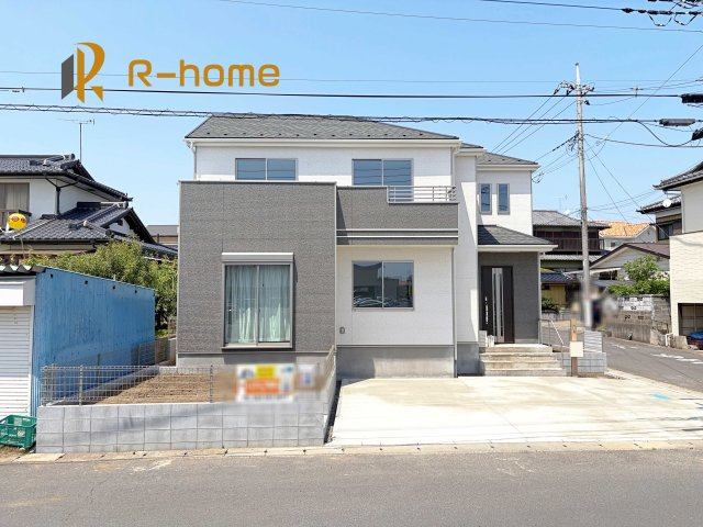 ひたちなか市東大島3丁目　新築戸建て　A号棟の外観|ご予約を頂ければ、『平日』はもちろん『早朝』や『夜間』もご見学可能です♪お気軽にお申し付けください♪