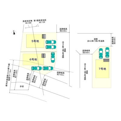 【区画図】 | 姫路市勝原区山戸第42期/全3棟