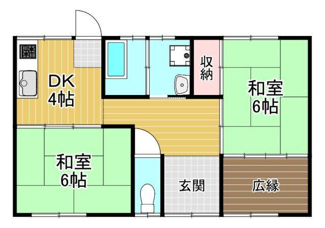 ノマグチアパートの間取り