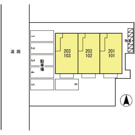 セジュールエスペランサの区画図