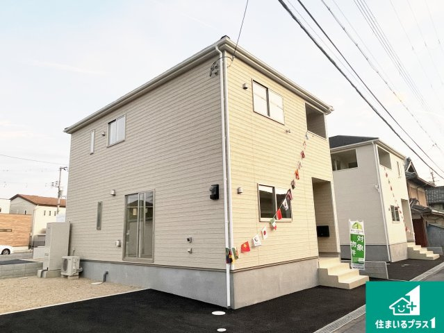 彦根市正法寺町　第1期　新築一戸建ての外観|安心の10年保証！外観を美しく保ち、雨水で汚れを落とします！気になることがありましたら、お気軽にお問い合わせください！