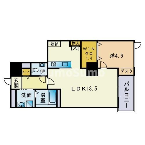 S-FORT警固タワーの間取り