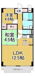 エムグランツ弐番館の間取り
