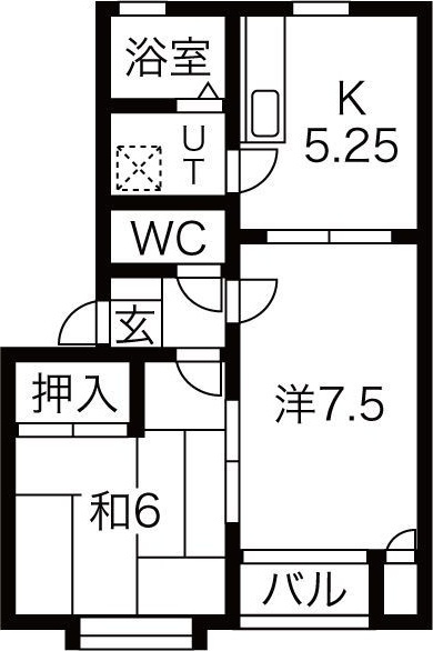 シェーンレーベン 壱番館の間取り