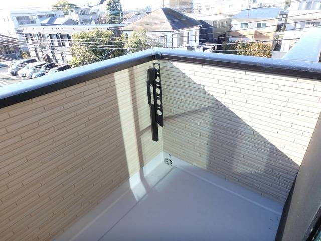 フラット南流山のバルコニー
