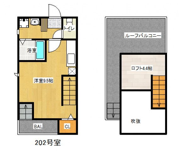 Maisonetic SELECTⅡの間取り