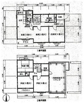常滑市萱苅口貸家の間取り|※参考間取りになります（現況と異なる場合は現況優先といたします）