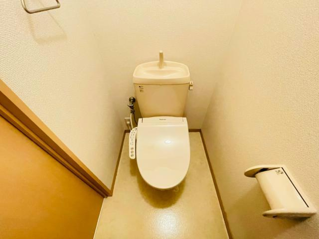 熊本市中央区帯山１丁目のアパートのトイレ