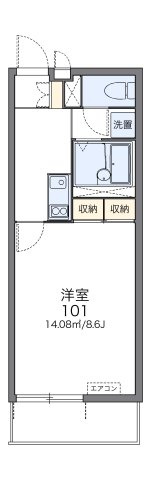 【間取り】 | パークハイツ　Ｂ