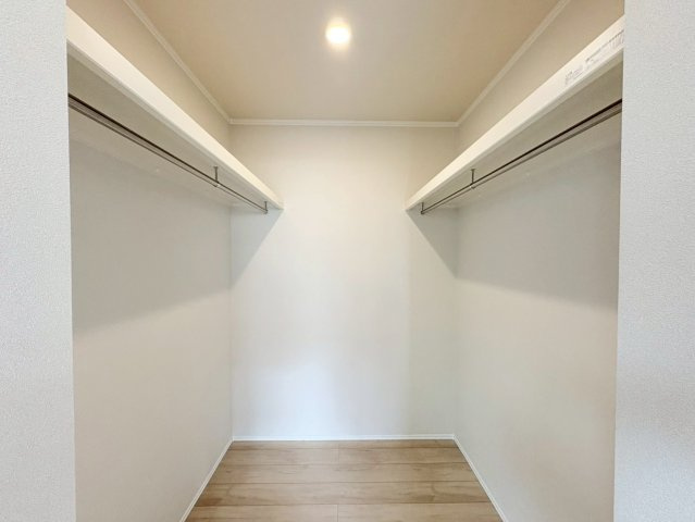 ダイマルタウン　羽島郡岐南町伏屋第８　全３区画分譲の収納|ウォークインクローゼットです。