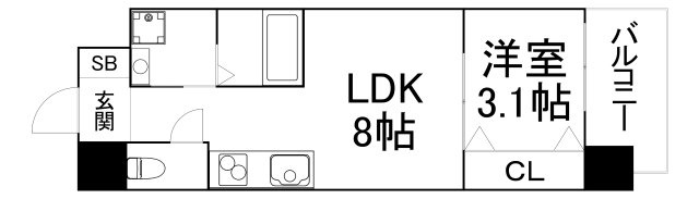 【間取り】 | リヴィアス三明町
