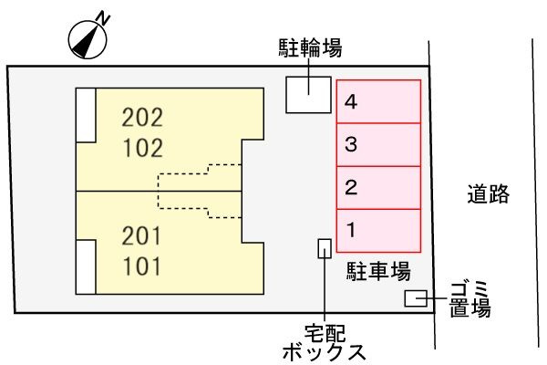 マートルの区画図