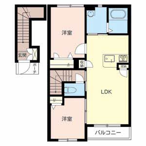 舞鶴市字余部上のアパート