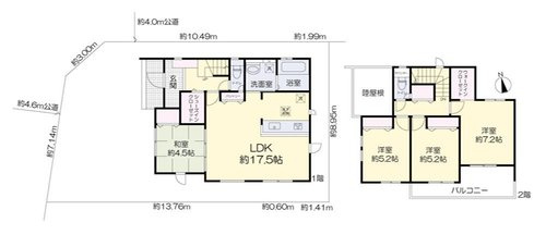 グラファーレ　岡山市中区福富中【２期】【仲介手数料無料】の間取り