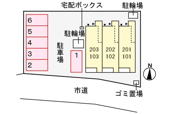 マートルⅡの区画図
