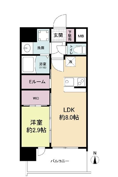 セレニテ天六ミラクの間取り