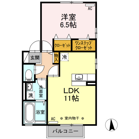 ブリエ　B棟の間取り