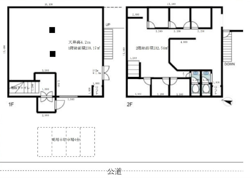 柏市青葉台２丁目の倉庫の間取り